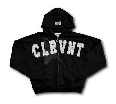 Black CLRVNT Hoodie