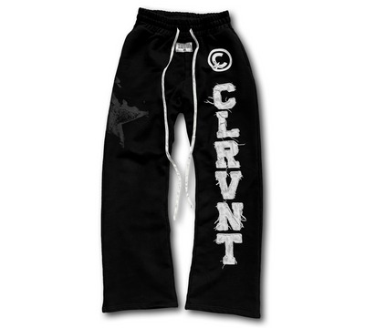 Black CLRVNT Sweatpants